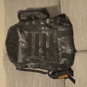 Tactical baby gear backpack